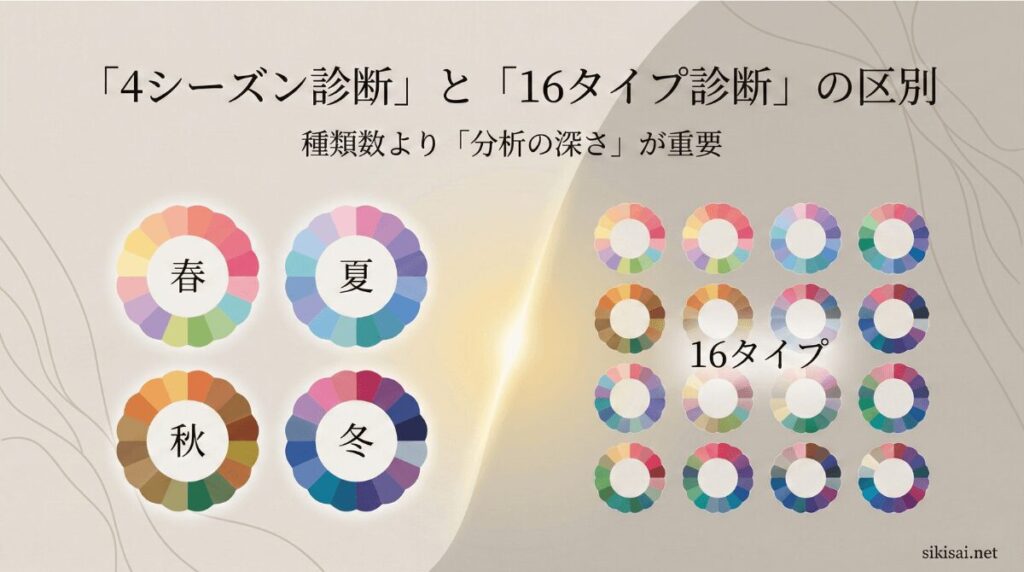 16タイプ診断と4シーズン診断、本当の違いとは