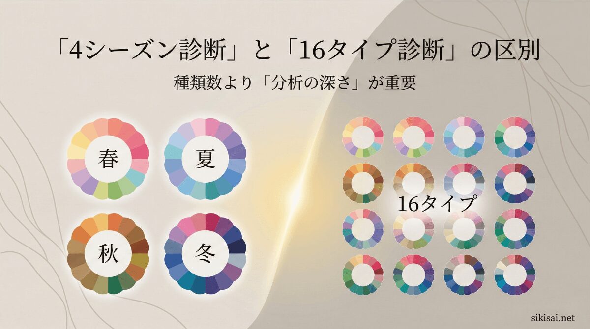 16タイプ診断と4シーズン診断、本当の違いとは