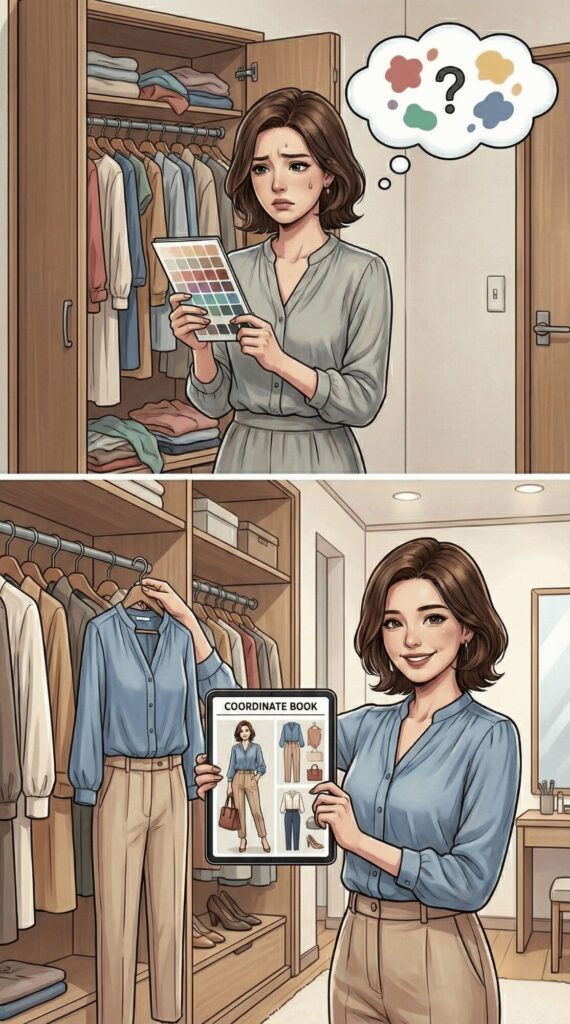 SIKI-SAI流・診断結果を即戦力に変える「コーディネート見本」の威力