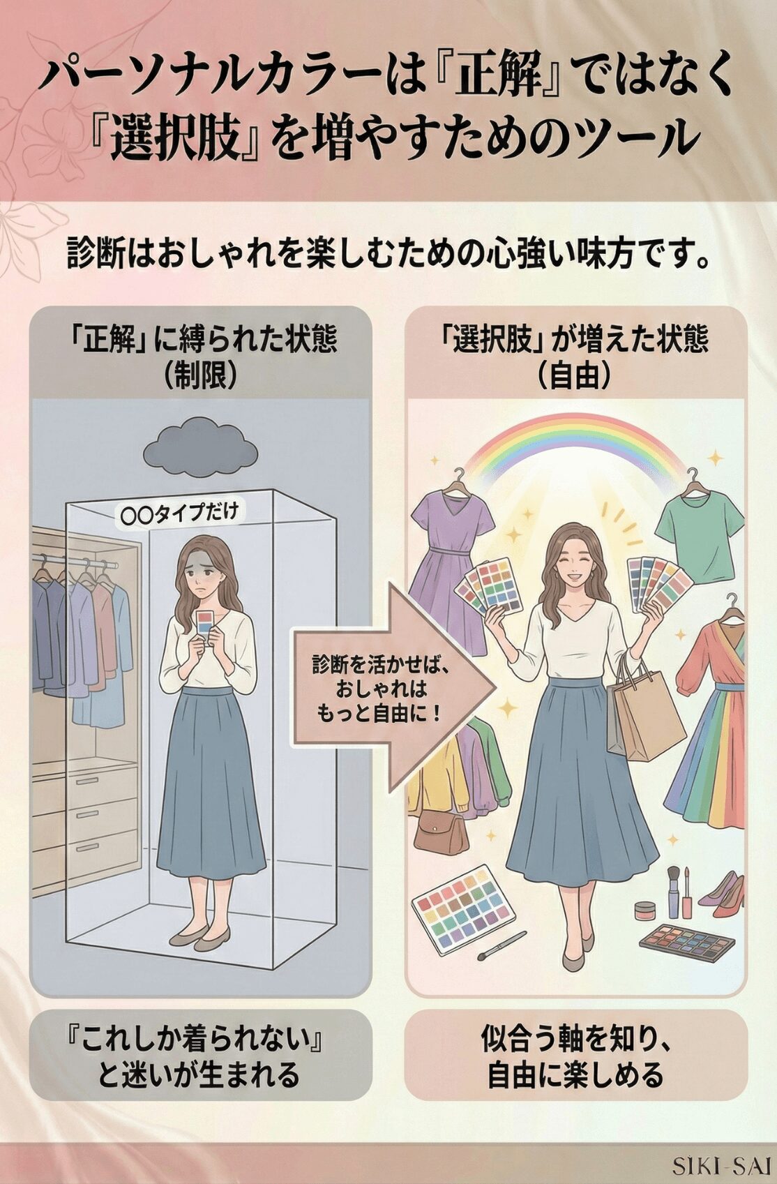 パーソナルカラー診断意味ない5