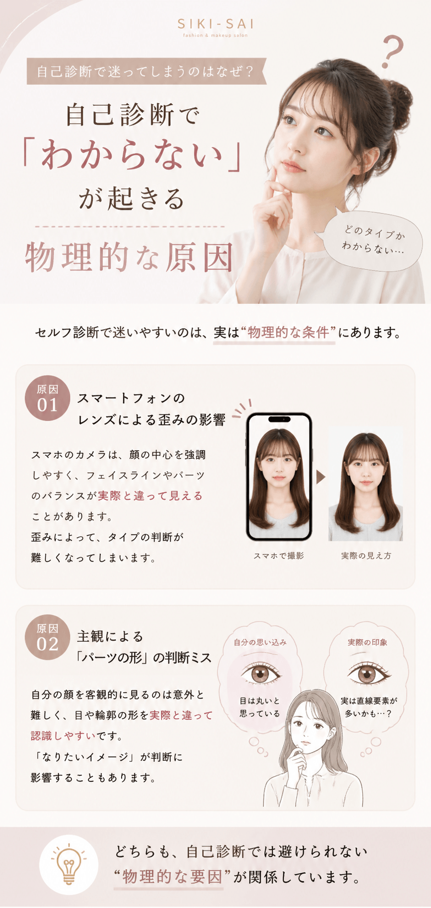 自己診断で「わからない」が起きる物理的な原因